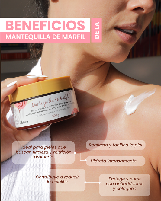 Crema Corporal Humectante Mantequilla De Marfil X 200gr