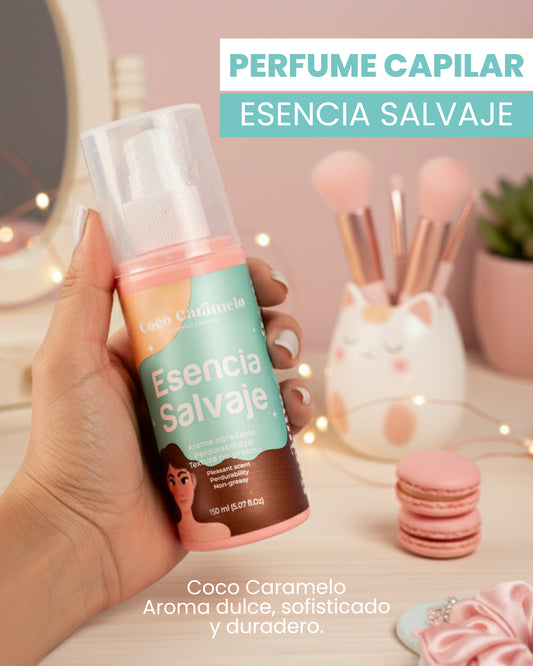 Perfume Capilar Esencia Salvaje Coco-Caramelo