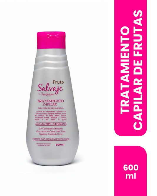 Tratamiento Capilar De Frutas Refrigerado (Aceite De Coco) 600ml