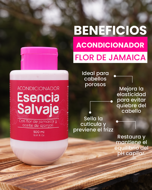Acondicionador Esencia Salvaje Flor De Jamaica 500ml