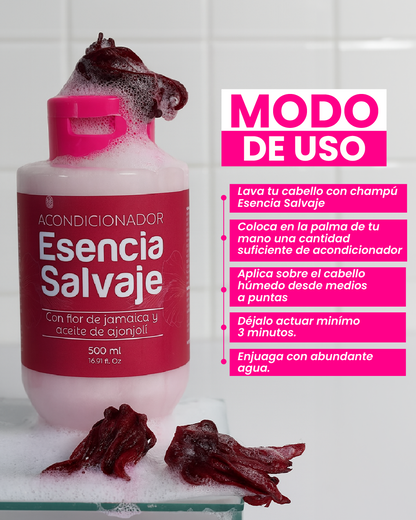 Acondicionador Esencia Salvaje Flor De Jamaica 500ml
