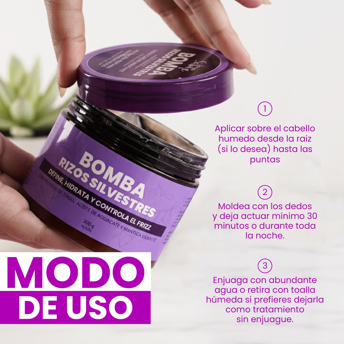 Bomba Rizos Silvestres 300gr