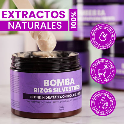 Bomba Rizos Silvestres 300gr