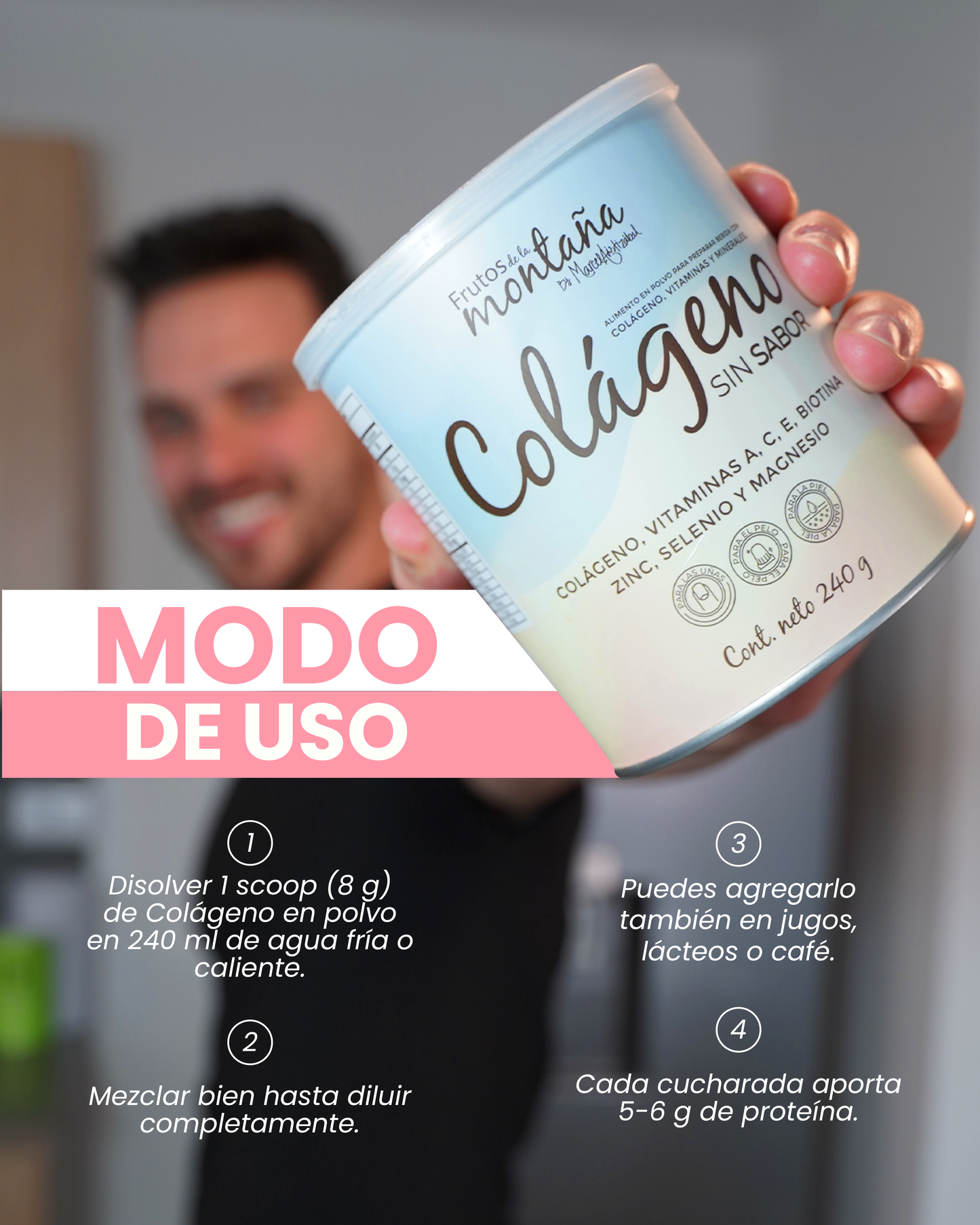 Colágeno Frutos De La Montaña Tradicional (240grs)