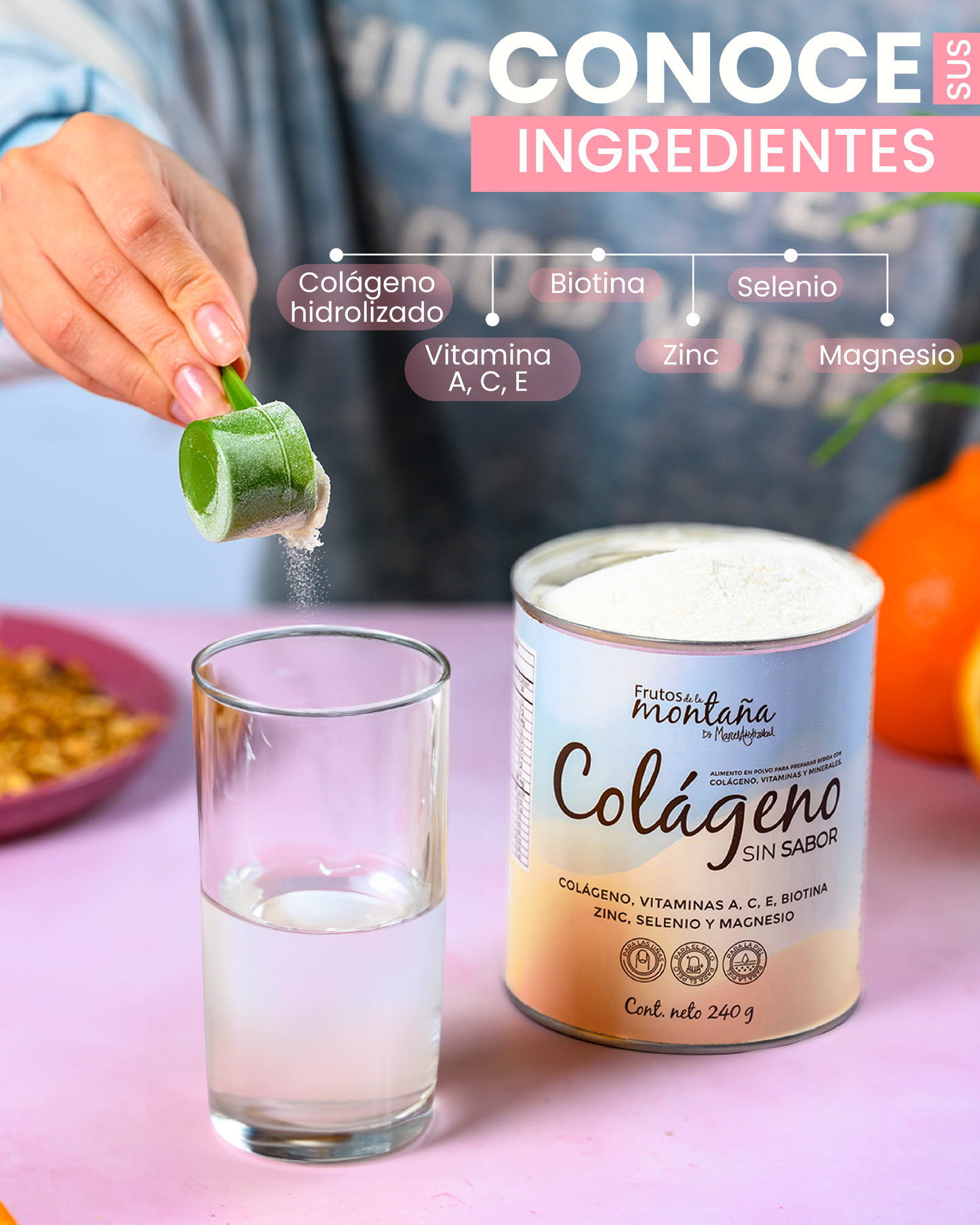 Colágeno Frutos De La Montaña Tradicional (240grs)