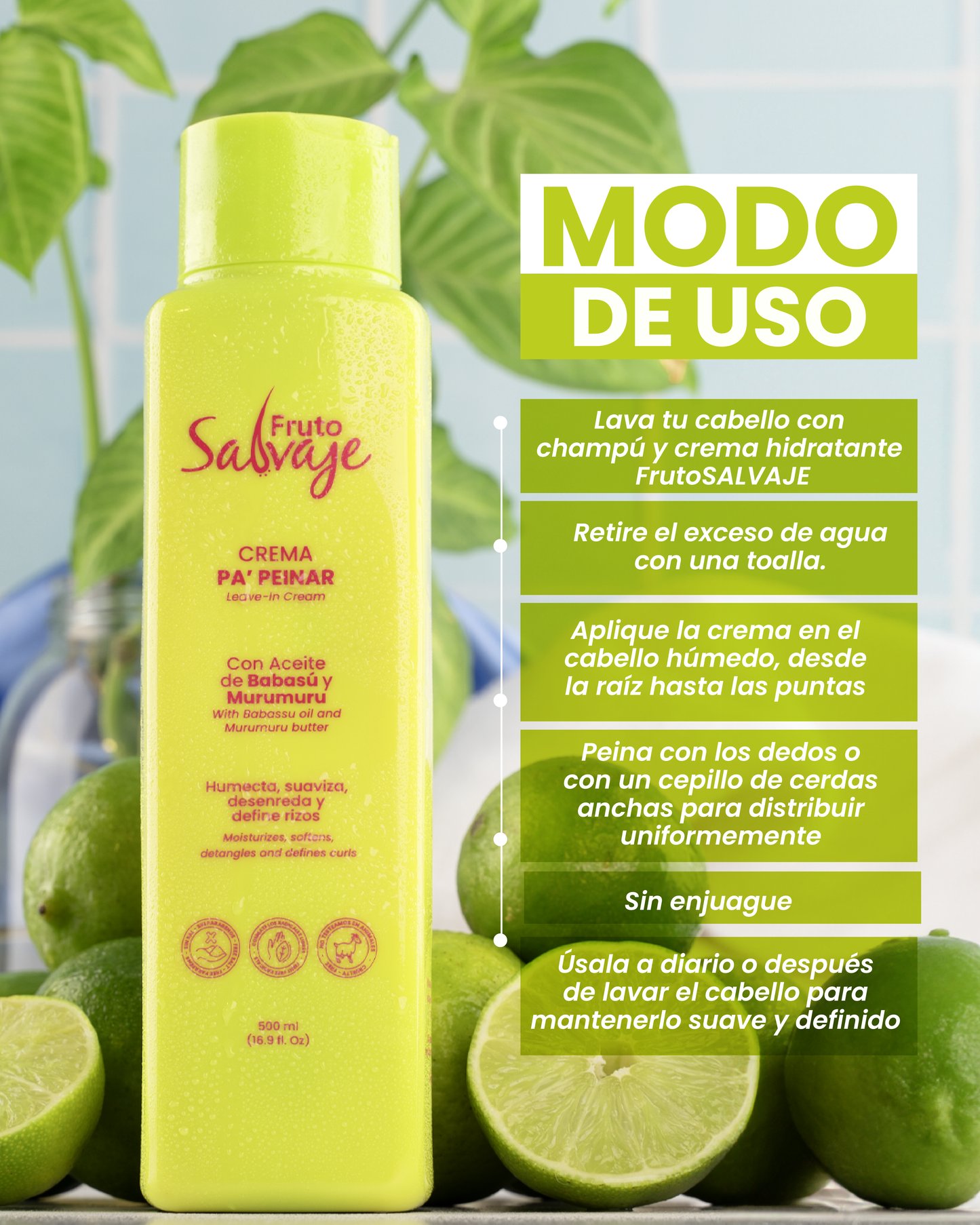 Crema Pa Peinar (Invierno De Limón) 500ml