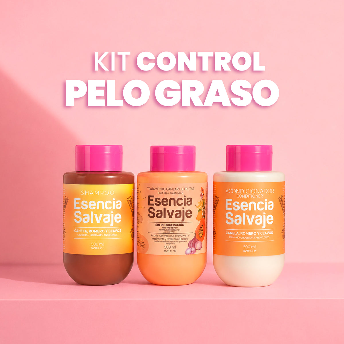 Kit control pelo graso