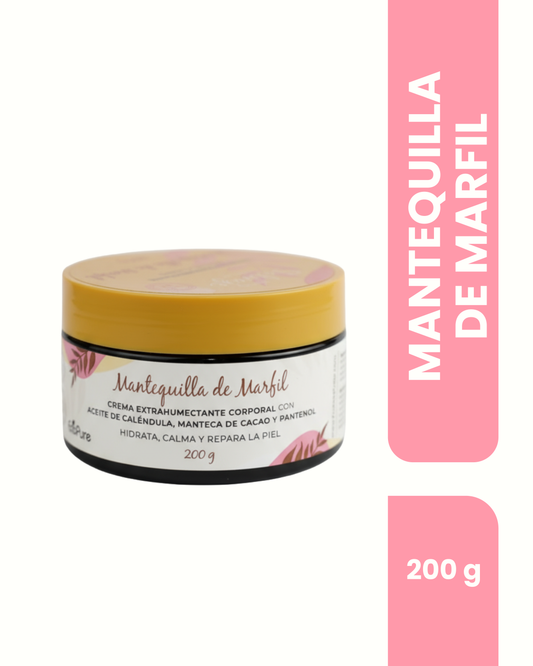Crema Corporal Humectante Mantequilla De Marfil X 200gr