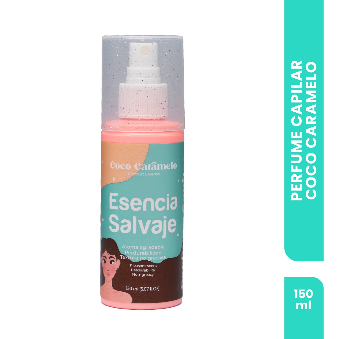 Perfume Capilar Esencia Salvaje Coco-Caramelo