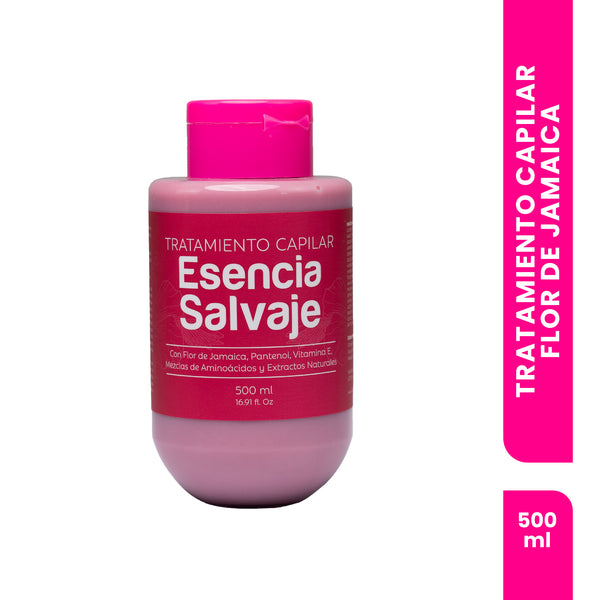 Tratamiento Capilar Esencia Salvaje Flor De Jamaica 500ml