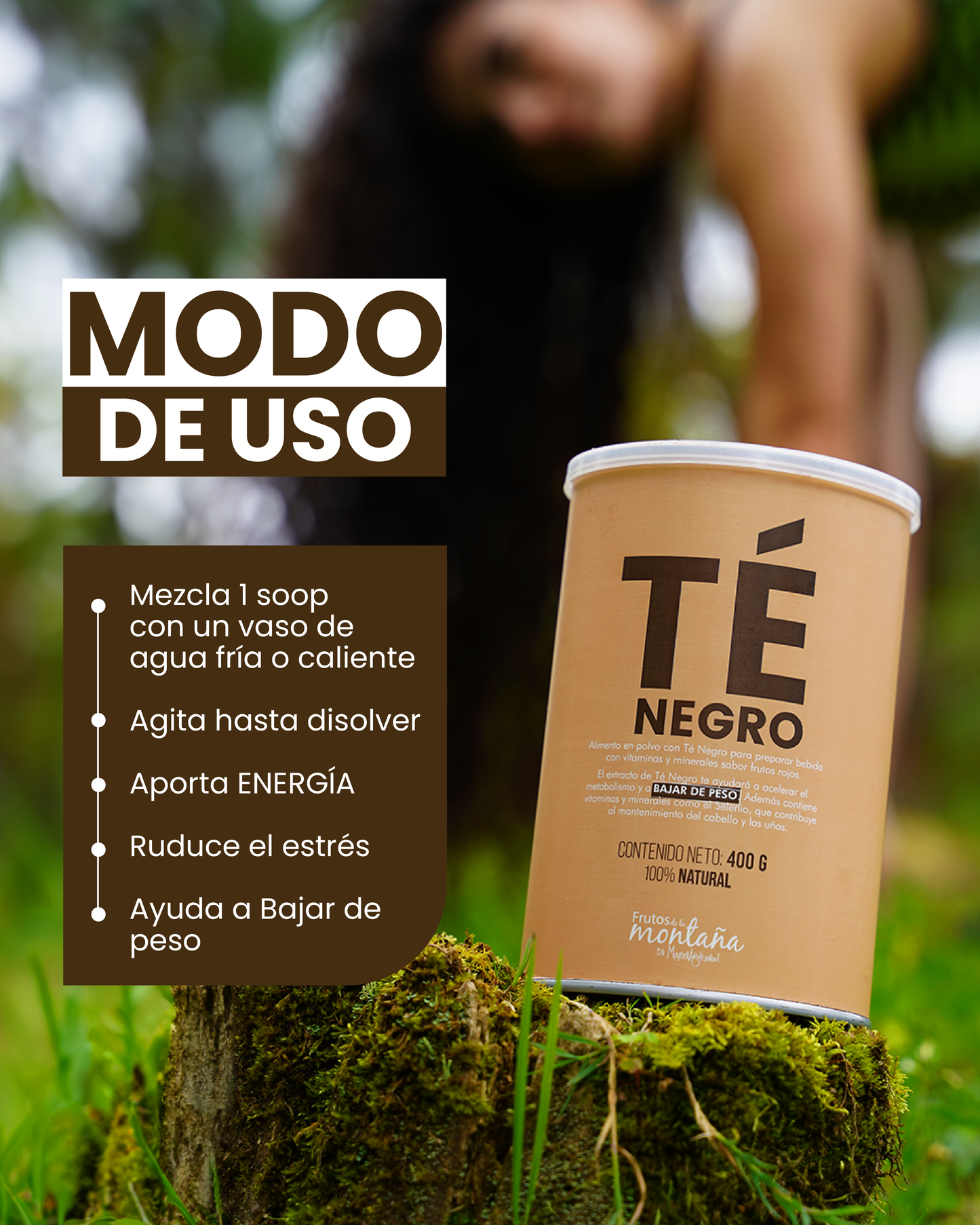 Té Negro Frutos De La Montaña 400gr