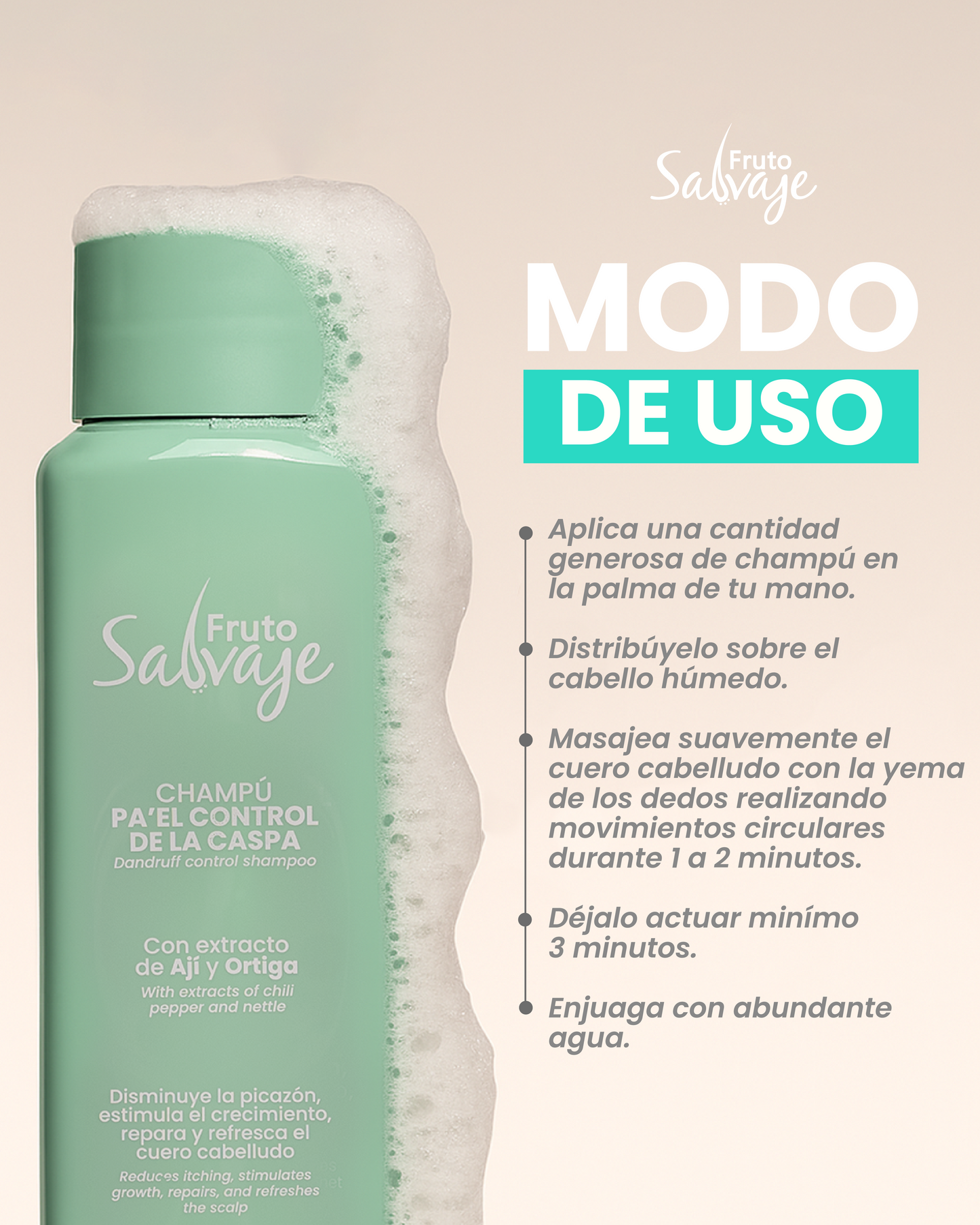 Champú Control Caspa (Diente De León) 500ml