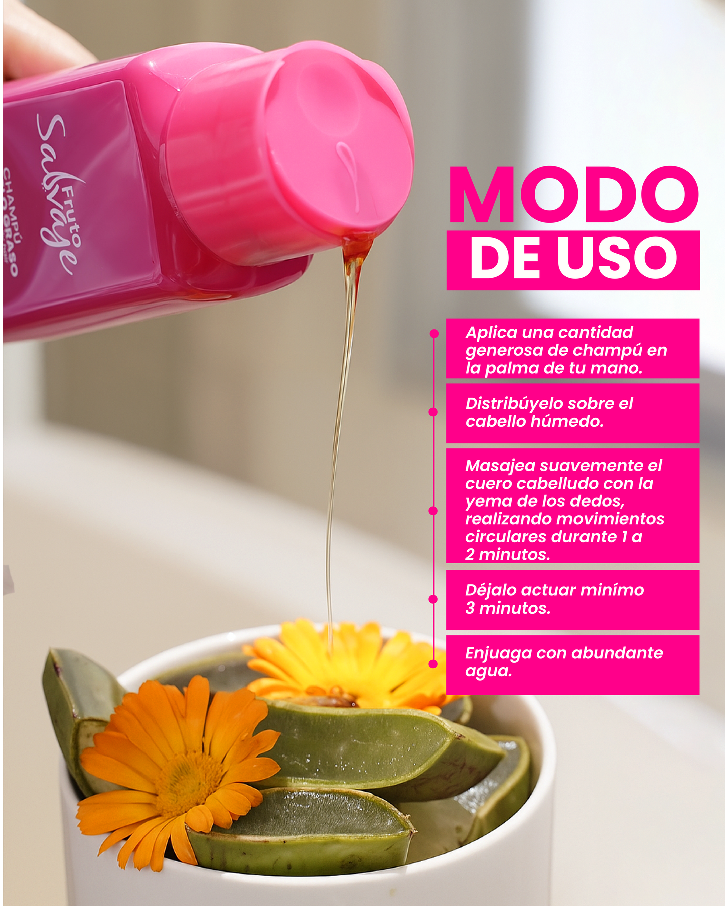 Champú Pa Pelo Graso (Adelfa Del Alba) 500ml