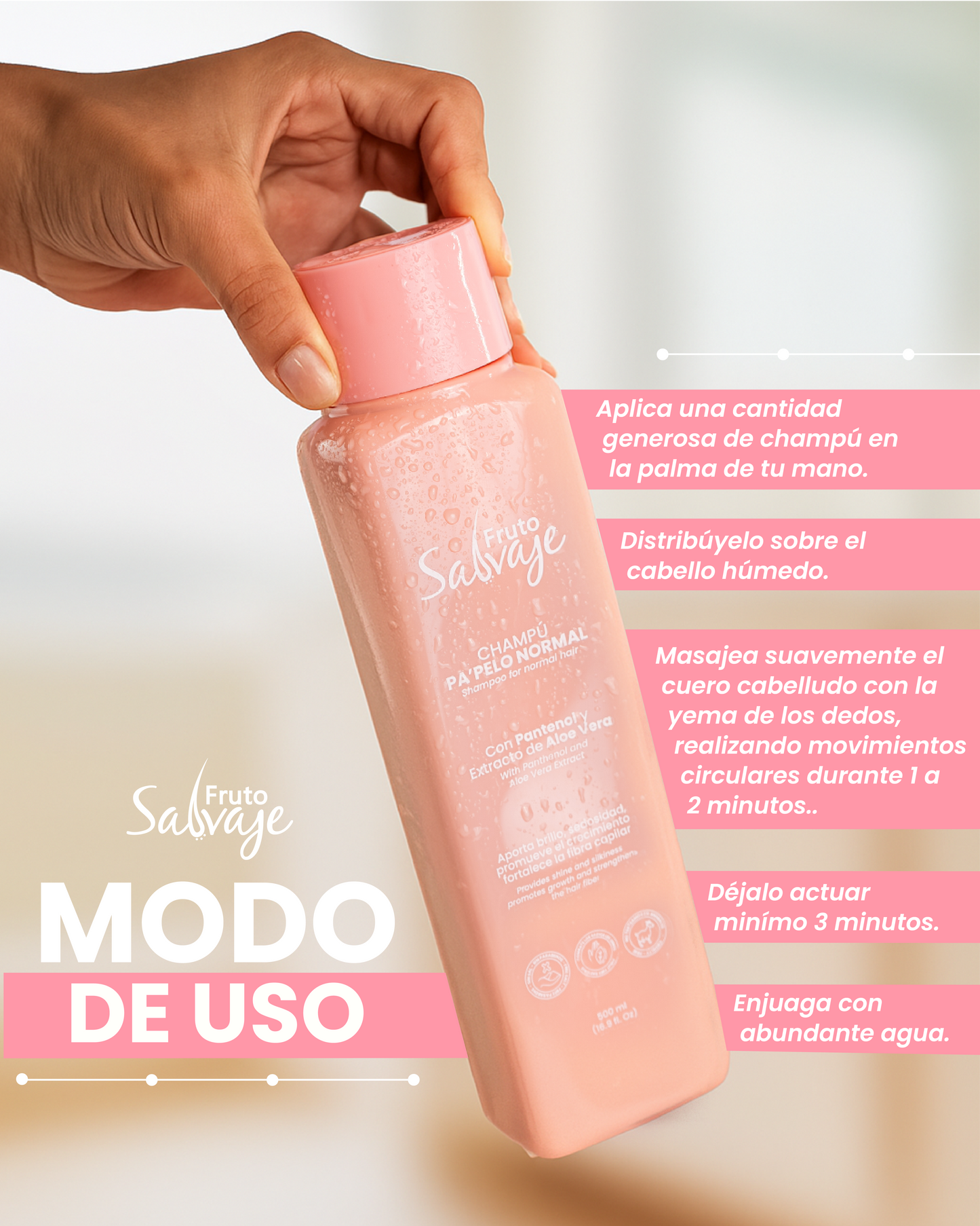 Champú Pa Pelo Normal (Amber De Primavera) 500ml