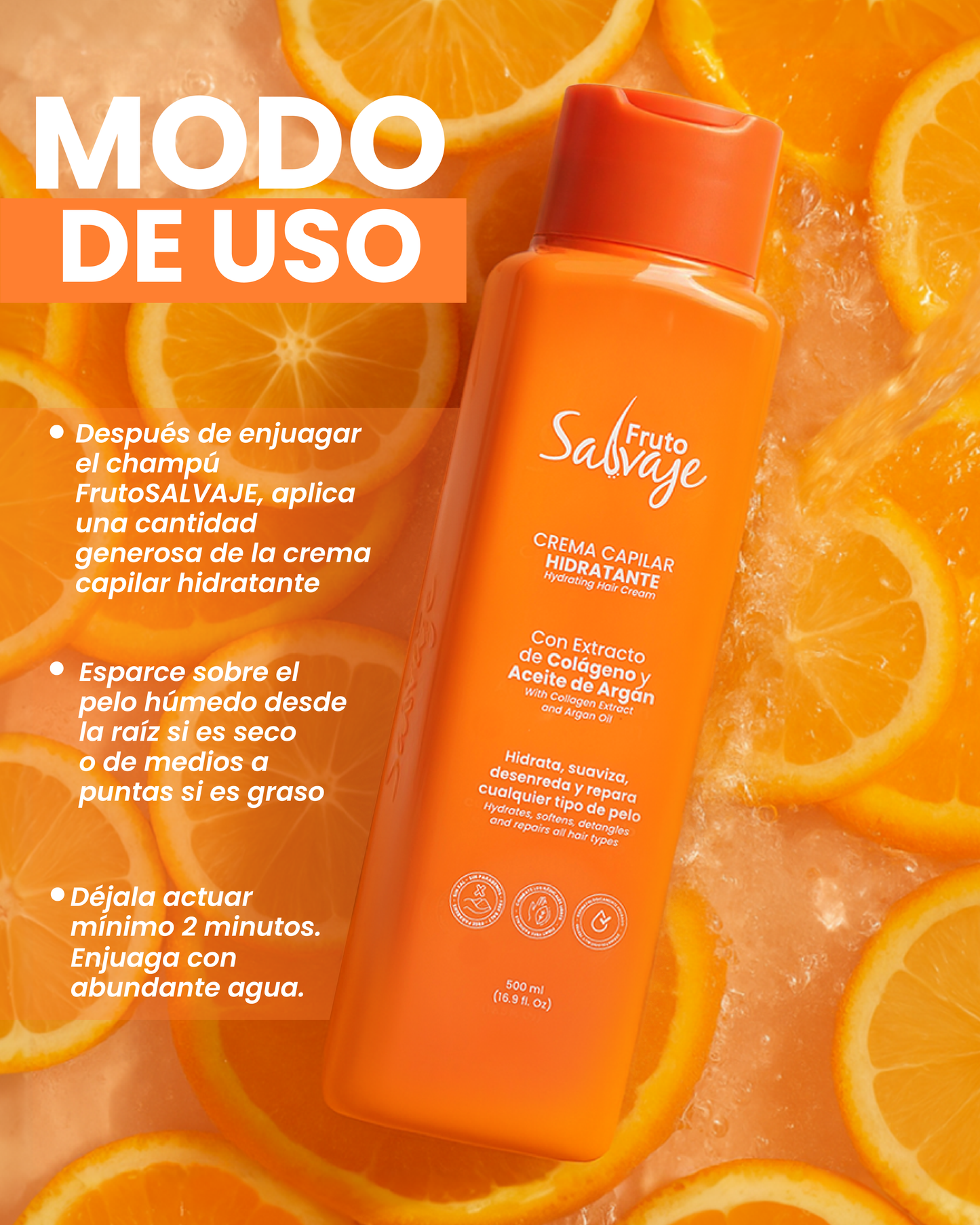 Crema Capilar Hidratante (Otoño Naranja) 500ml
