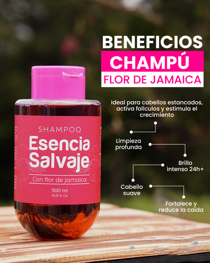 Champú Esencia Salvaje Flor De Jamaica 500ml