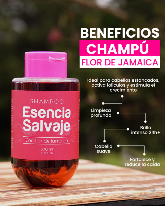 Champú Esencia Salvaje Flor De Jamaica 500ml