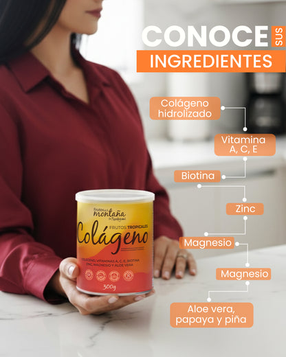 Colágeno Frutos De La Montaña Saborizado 300gr