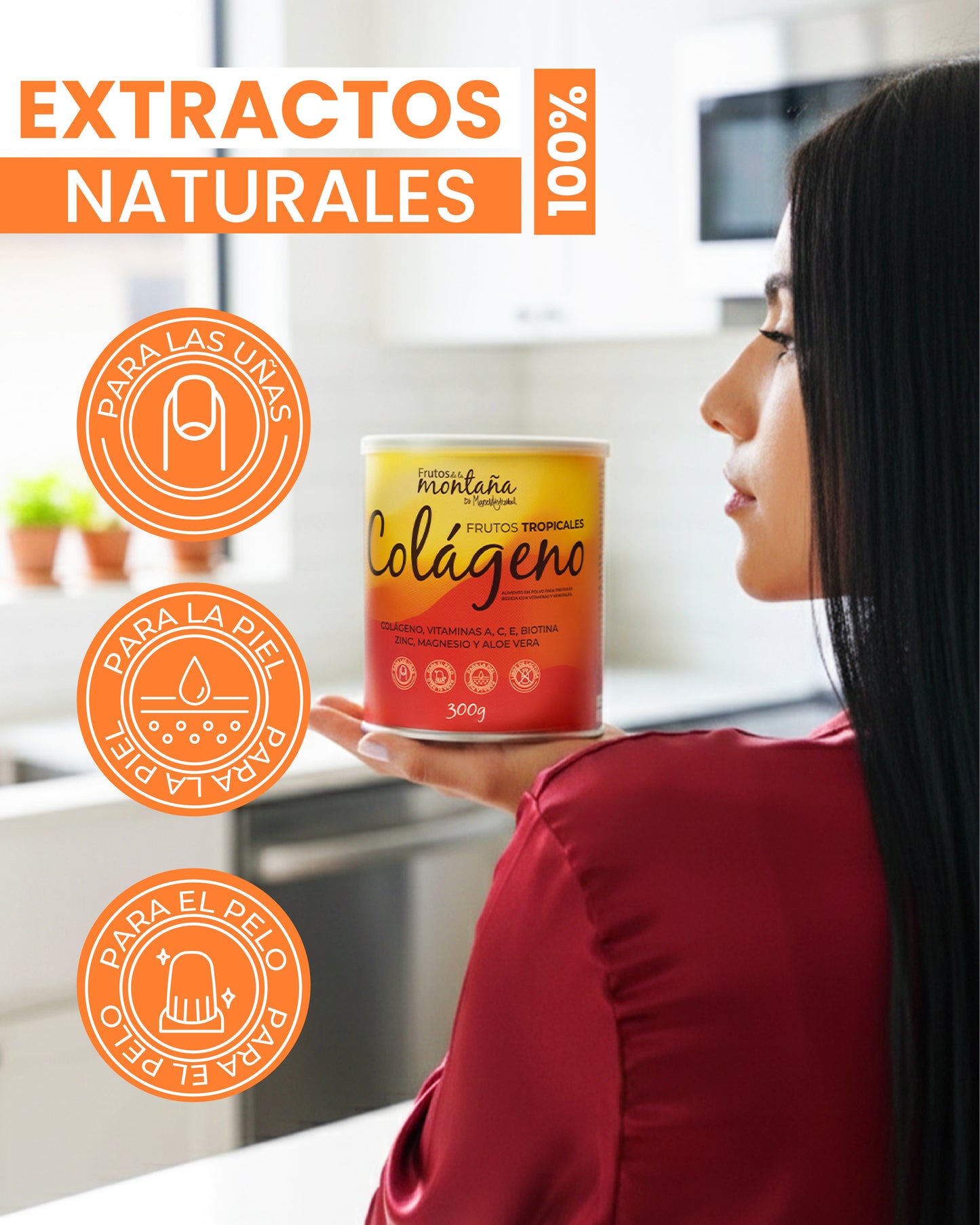 Colágeno Frutos De La Montaña Saborizado 300gr