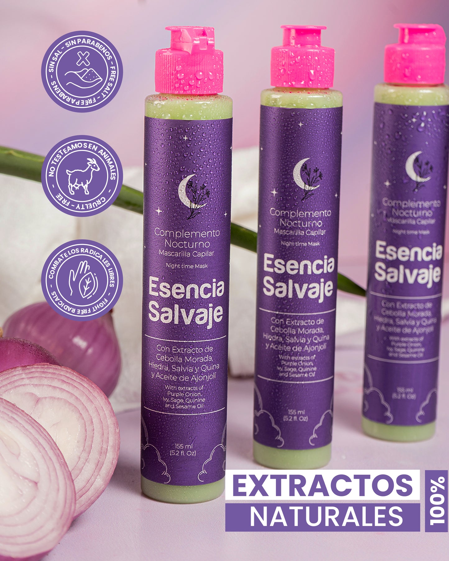 Mascarilla Capilar Complemento Nocturno Esencia Salvaje 155ml