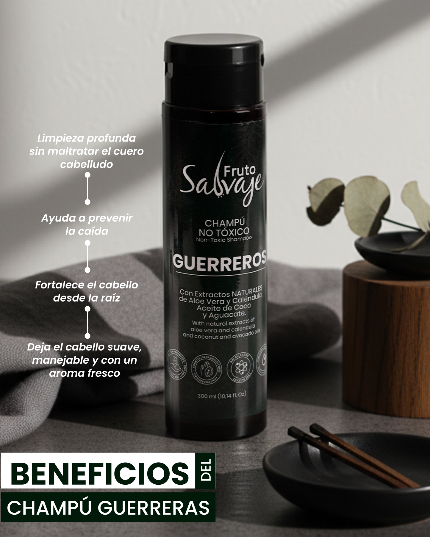 Champú Guerreros 300ml