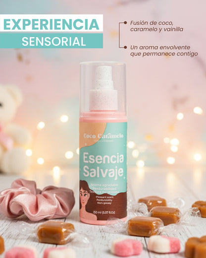 Perfume Capilar Esencia Salvaje Coco-Caramelo