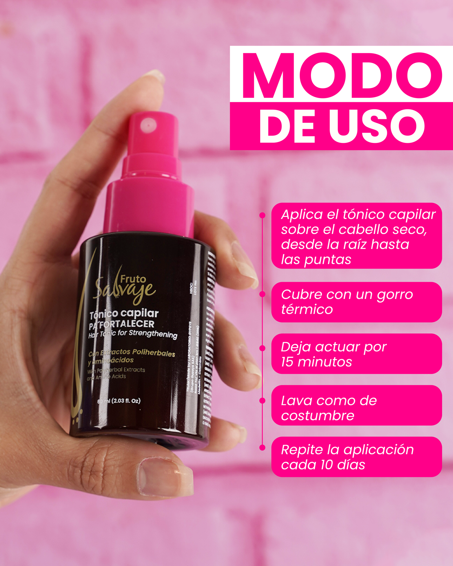 Tónico Capilar Pa Fortalecer (Vigorizante) 60ml
