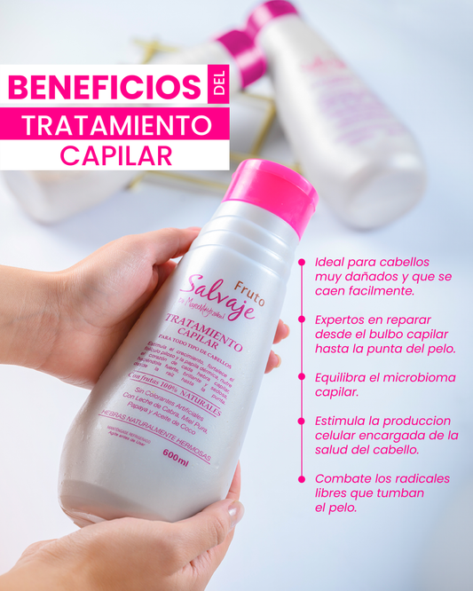 Tratamiento Capilar De Frutas Refrigerado (Aceite De Coco) 600ml