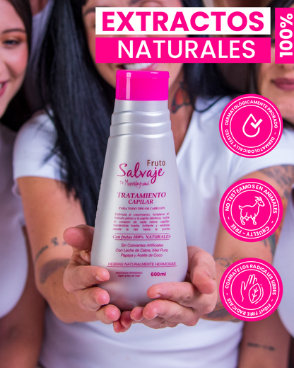 Tratamiento Capilar De Frutas Refrigerado (Aceite De Coco) 600ml