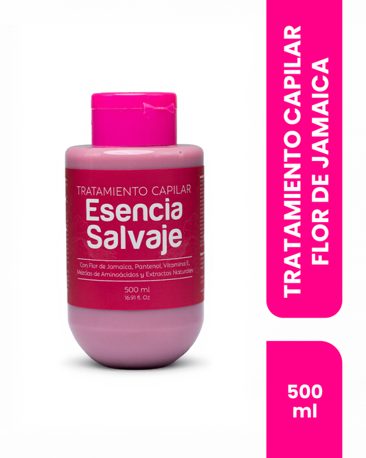 Tratamiento Capilar Esencia Salvaje Flor De Jamaica 500ml